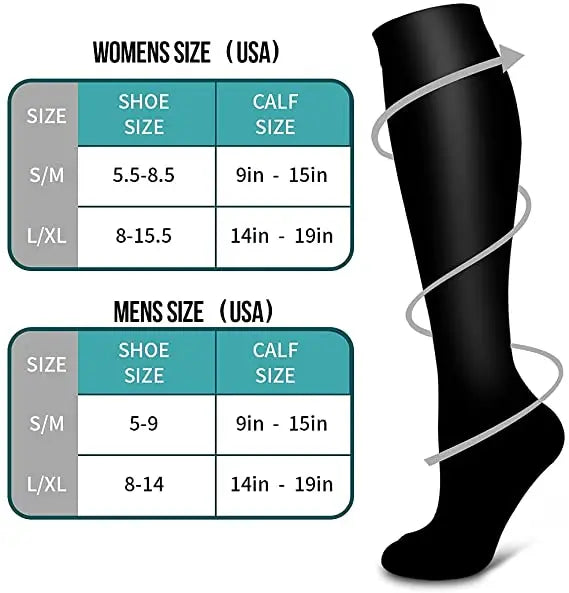 1PAIR Compression Socks Sport Socks Medical Nursing Stockings Prevent Varicose Veins Socks Pregnancy Nursing Athletic Soccer SOX