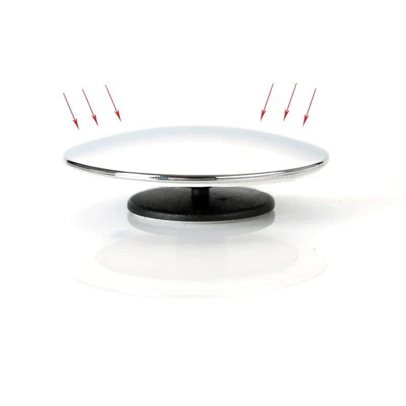 2PC 360° HD Frameless Blind Spot Mirrors – Ultrathin Wide-Angle Convex Rear View Car Accessories