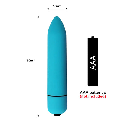 10-Speed Bullet Vibrator AV Stick – Mini G-Spot & Clitoris Stimulator, Dildo Sex Toy for Women