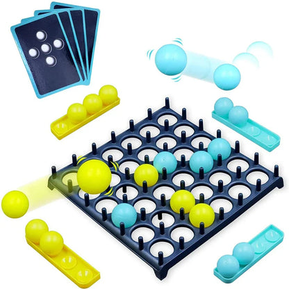 Kids Bouncing Ball Toss Game — Parent-Child Interactive Board Game for Toddlers, Fun Party Activity