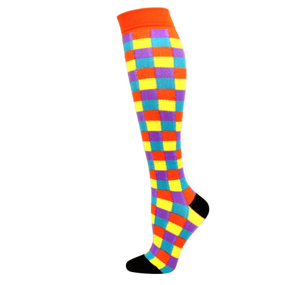 Compression Support Socks for Men & Women – Running Nursing Stockings for Edema, Varicose Veins & Blood Circulation Sports Wear