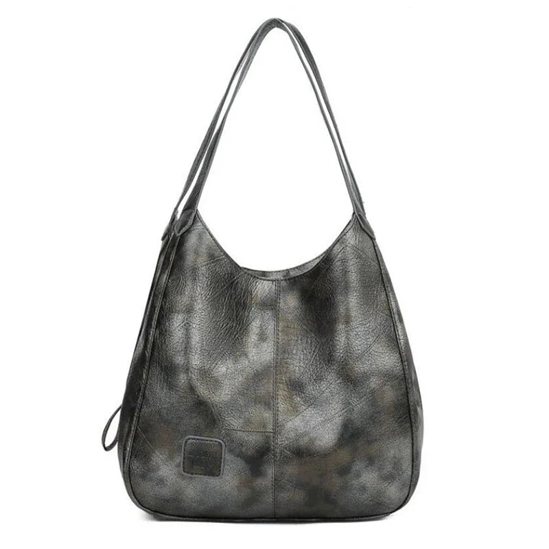 Yogodlns Vintage Women's Handbag - Designer Luxury Shoulder Tote, Fashion Brand Top-Handle Bag