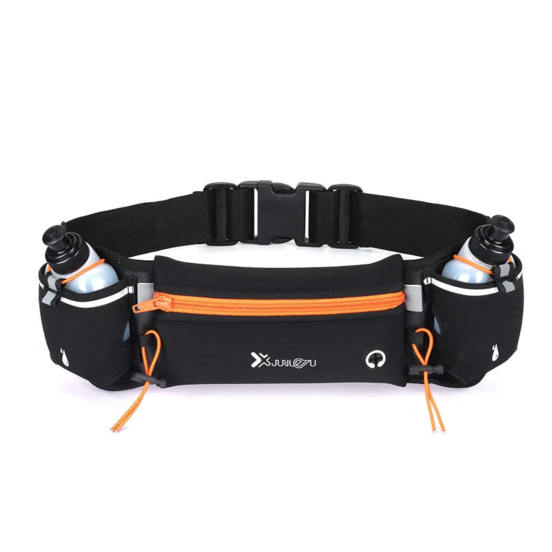 Marathon Trail Running Waist Pack – Dual Pocket Fanny Belt for Phone, Water Bottle & Fitness for Men & Women