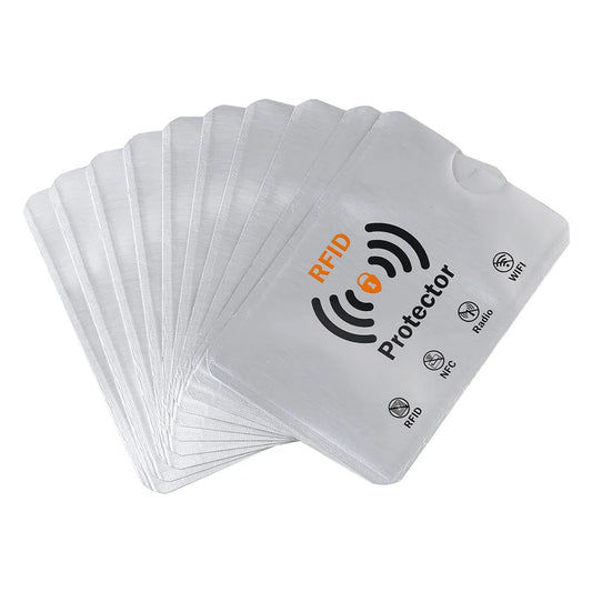 10PCS RFID Credit Card Protector Sleeves – Anti-Theft Blocking Skin Case Covers for Bank Cards, New Hot Sale
