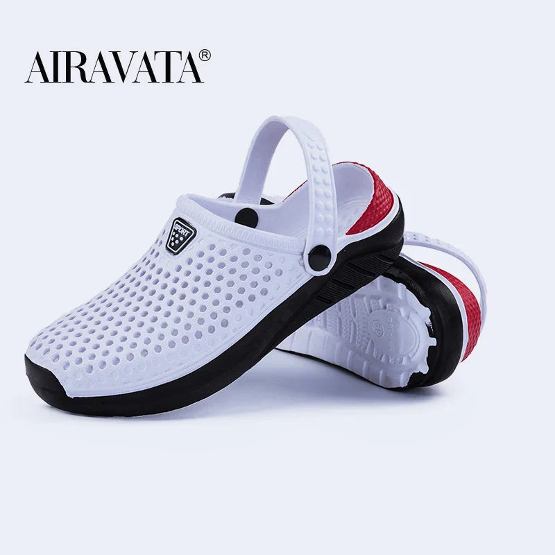 Unisex Fashion Beach Sandals – Waterproof Anti-Slip Flip Flops with Thick Sole for Men & Women