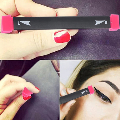 2 Size Eyeliner Stamps - Wing Style Cat Eye Makeup Brush for Women, Cosmetic Beauty Tool