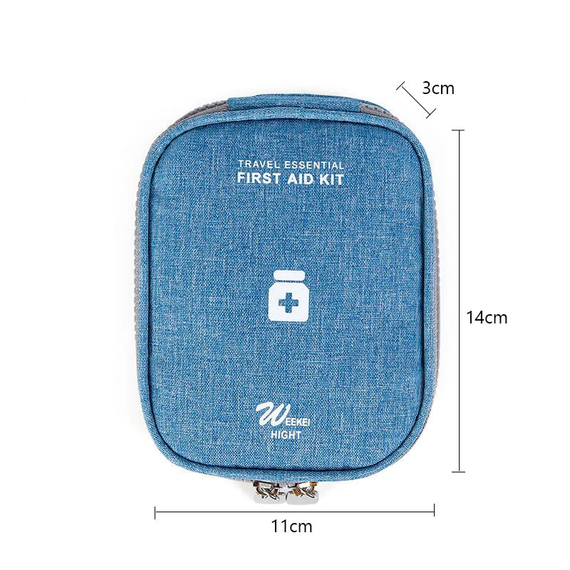 Mini Portable Medicine Storage Bag — Travel First Aid Organizer for Camping, Emergency, and Survival, Pill Case