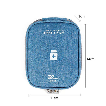 Mini Portable Medicine Storage Bag — Travel First Aid Organizer for Camping, Emergency, and Survival, Pill Case