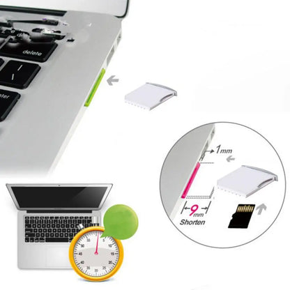 Micro SD TF to SD Card Adapter for MacBook Air/Pro - Mini Adaptor for Extra Storage Expansion and Replacement