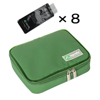 Mega Insulin Cooler Box – Portable Medium-Sized Insulated Travel Case for Diabetics with Nylon Fabric & Aluminum Foil Lining