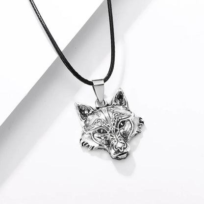 Norse "I Am Wolf" Viking Celtic Necklace for Men & Women - Popular Totem Amulet with Card, Jewelry Gift