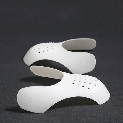 4Pcs Crease Protector & Shoe Head Stretcher - Anti-Crease Sneaker Support & Toe Cap for Wrinkle-Free Shoes