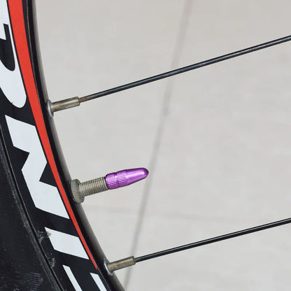 4/8PCS Aluminum Alloy Bicycle Tire Valve Caps – Dustproof Presta Valve Protectors for MTB & Road Bikes