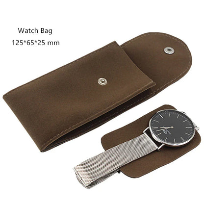 Wood Watch Box Organizer with Glass Window — Luxury Wooden Display Case & Storage Holder for Men’s Watches