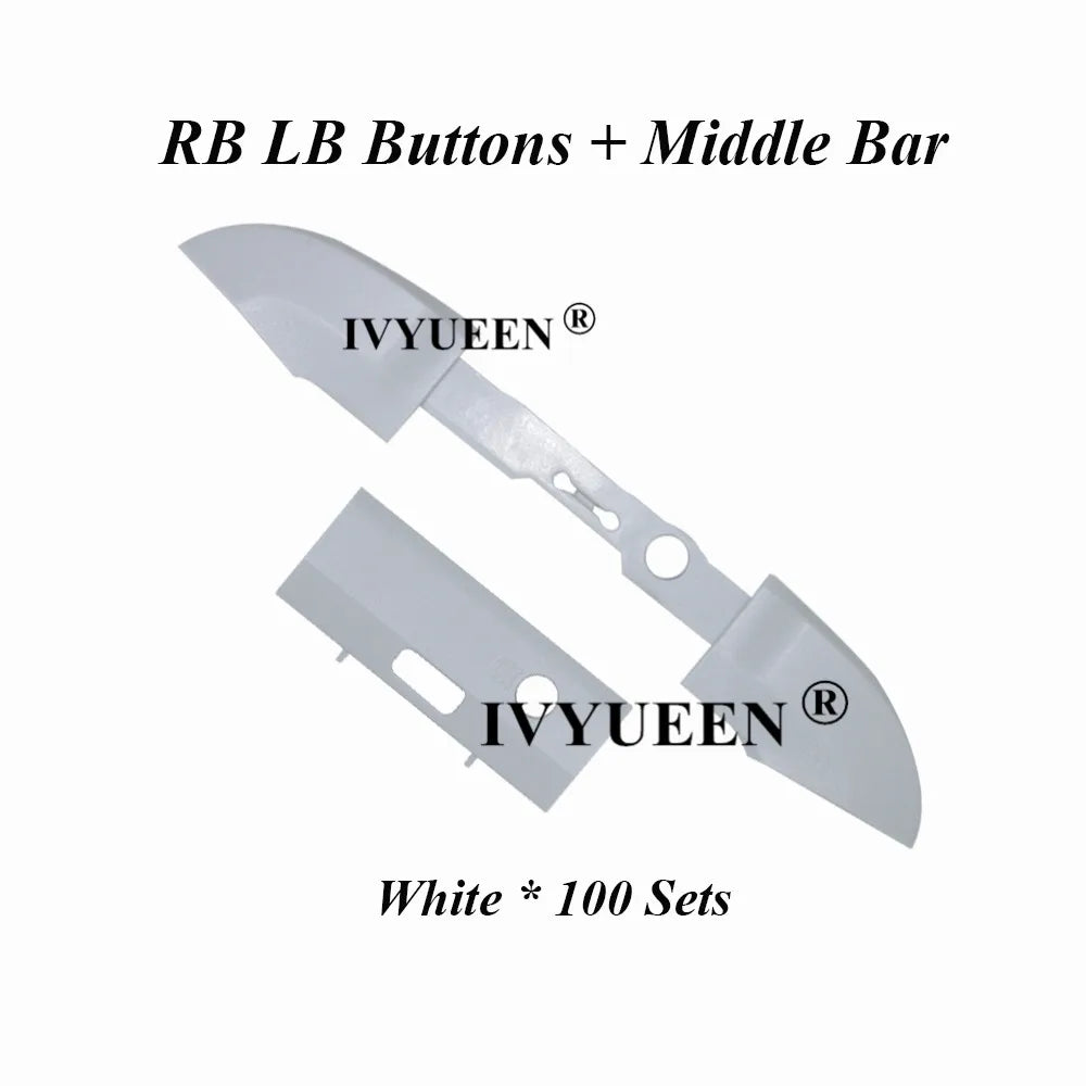 IVYUEEN 100PCS RB/LB Bumper Trigger Buttons – Middle Bar Holder for Xbox Series X|S Controller Repair Parts