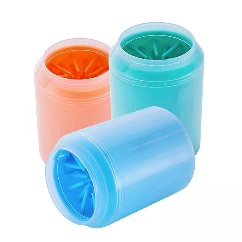 New Portable Dog Paw Cleaner Cup: Soft Silicone Pet Foot Washer - Outdoor Paw Clean Brush for Quick Foot Cleaning