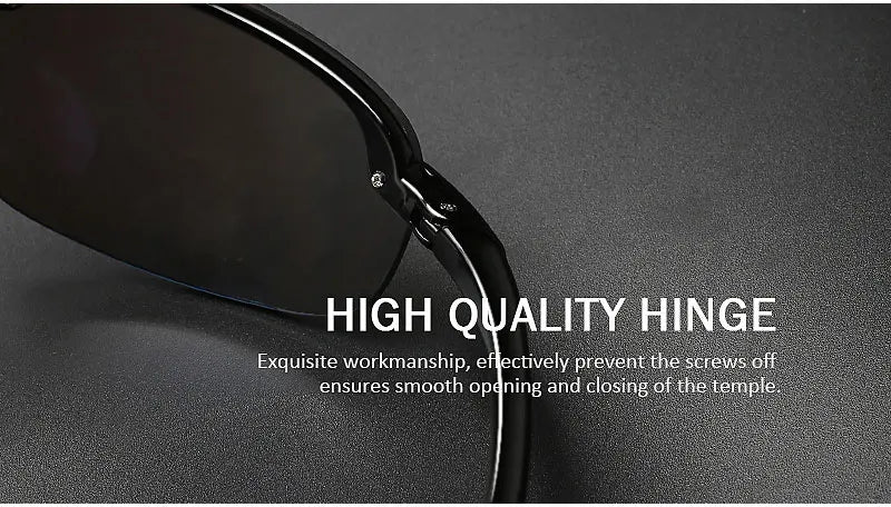 JULI Sports Sunglasses – TR90 Rimless Frame, UV400 Protection for Men & Women, Ideal for Cycling, Running, Fishing, Baseball, and Driving, Model 8001