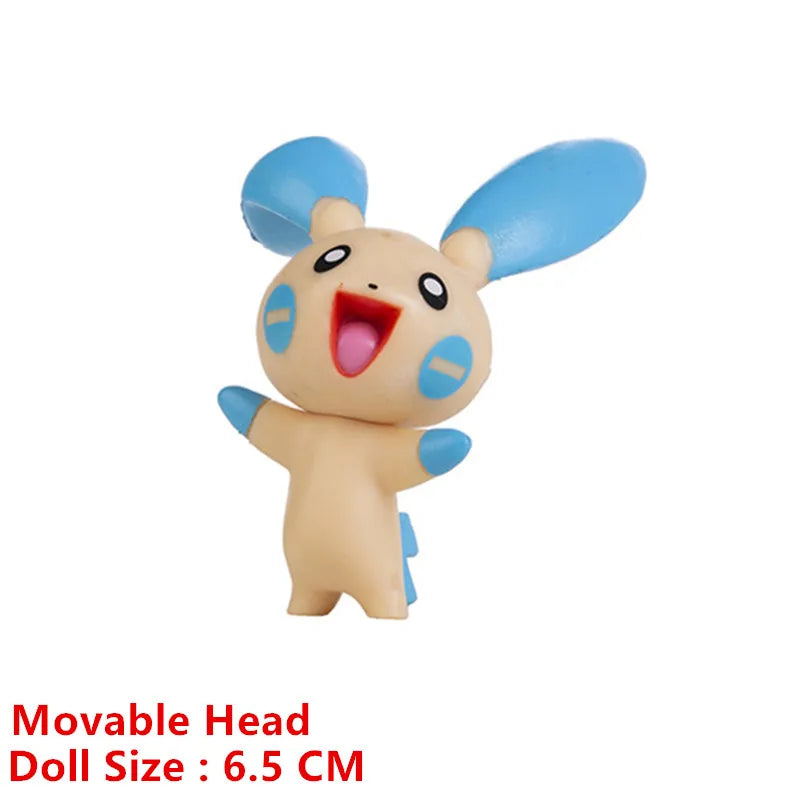Pokemon 4-13cm Anime Figures – Pikachu, Mewtwo, Charmander, Blastoise Action Model Toy Gifts