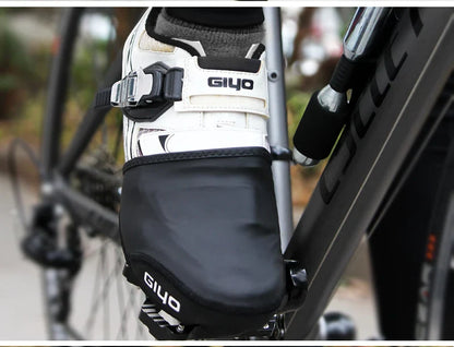 GIYO Winter Bicycle Toe Covers – Rainproof & Windproof Bike Shoe Covers for MTB & Road Cycling, Men & Women Booties