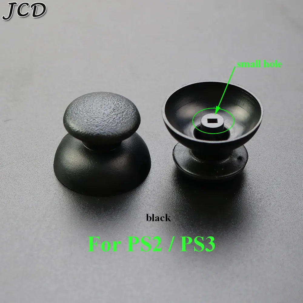 JCD 10PCS Replacement 3D Analog Thumbstick Caps – Mushroom Grip Covers for PS2, PS3, PS4 Pro, PS5, Xbox One & 360