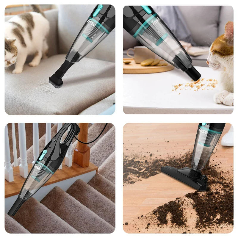 INSE R3S Corded Handheld Vacuum Cleaner – 16Kpa Suction, 6M Long Cord, Ideal for Car & Hard Floor Cleaning