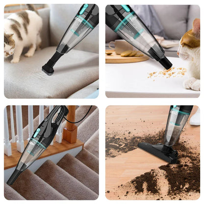 INSE R3S Corded Handheld Vacuum Cleaner – 16Kpa Suction, 6M Long Cord, Ideal for Car & Hard Floor Cleaning