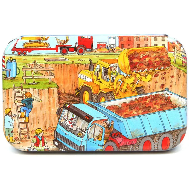 60PCS Wooden Puzzle Toys – Cartoon Vehicle & Animal Jigsaw for Kids’ Learning & Educational Play