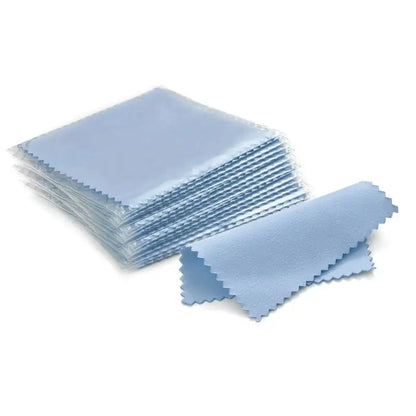 Silver Polishing Cloth – 8x8cm Reusable Jewelry Cleaning Wipes (10/50PCS) Anti-Tarnish
