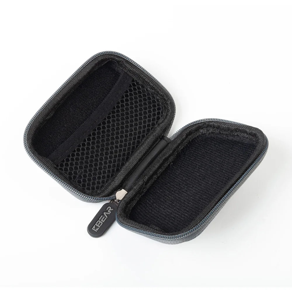 KBEAR High-End Fabric Earphone Case – Portable Storage Bag for TRI I3 Pro Headphones & IEM Accessories