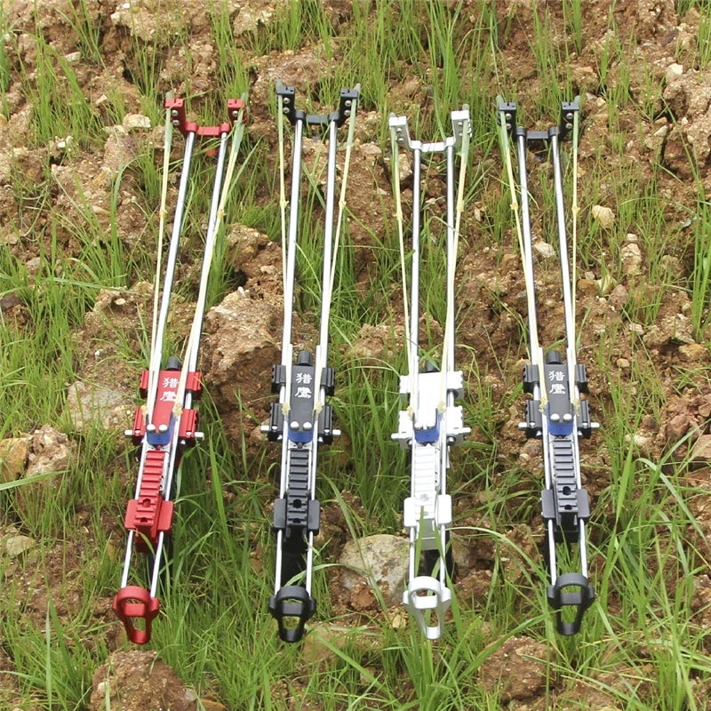 Wolf King Powerful Slingshot Rifle – Mechanical Hunting Catapult, Portable Outdoor Distance Shooting Toy for Precision Use
