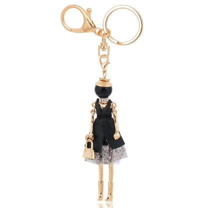 Trendy Women’s Metal Charm Keychain 2026 – Cute Statement Bag Pendant Jewelry Gift for Ladies