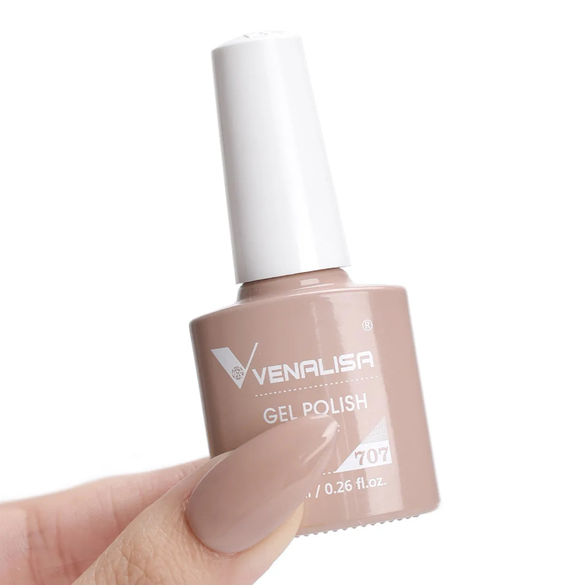 VENALISA 7.5ml HEMA-Free Nail Gel Polish – VIP4 Semi-Permanent Soak-Off UV/LED Gel Varnish, Full Coverage Nail Lacquer