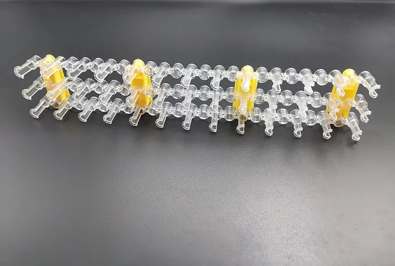 Fashion Rubber Loom Band Weaver Kit – DIY Elongated Knitting Machine with Bands, Hooks & Weaving Frame for Crafts and Toys