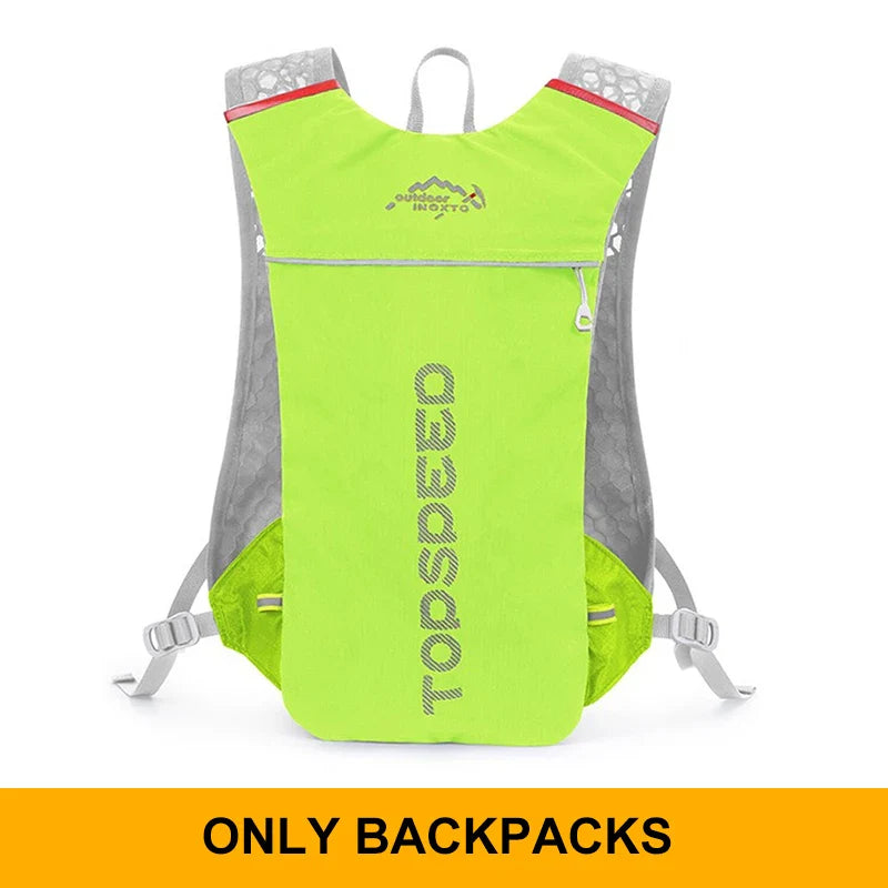 INOXTO 5L Trail Running Backpack - Ultra-Light Hydration Vest for Marathon & Cycling with 1.5L/2L Water Bag