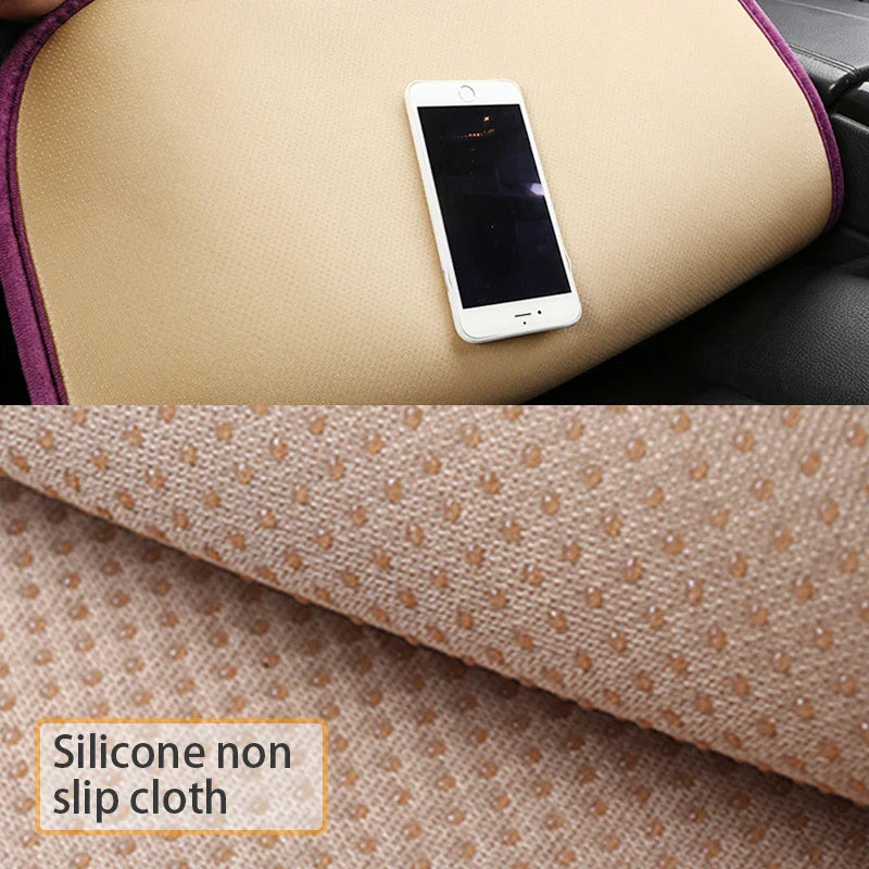 SEAMETAL Plush Anti-Slip Car Seat Cover Cushion – Soft Universal Auto Seat Protector Pad for Sedan, SUV & Pickup Truck Interior Accessories