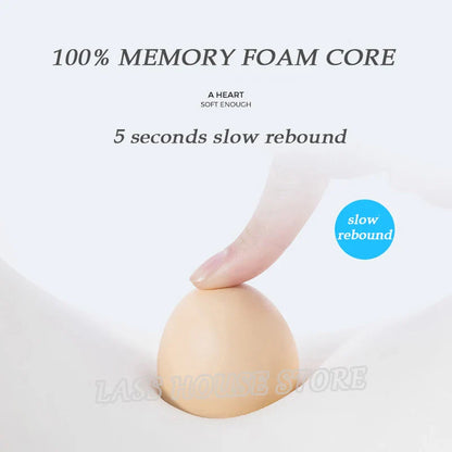 Orthopedic Memory Foam Seat Cushion – Hemorrhoid Relief, Car & Office Chair Lumbar Support, Breathable Pain Relief Pillow