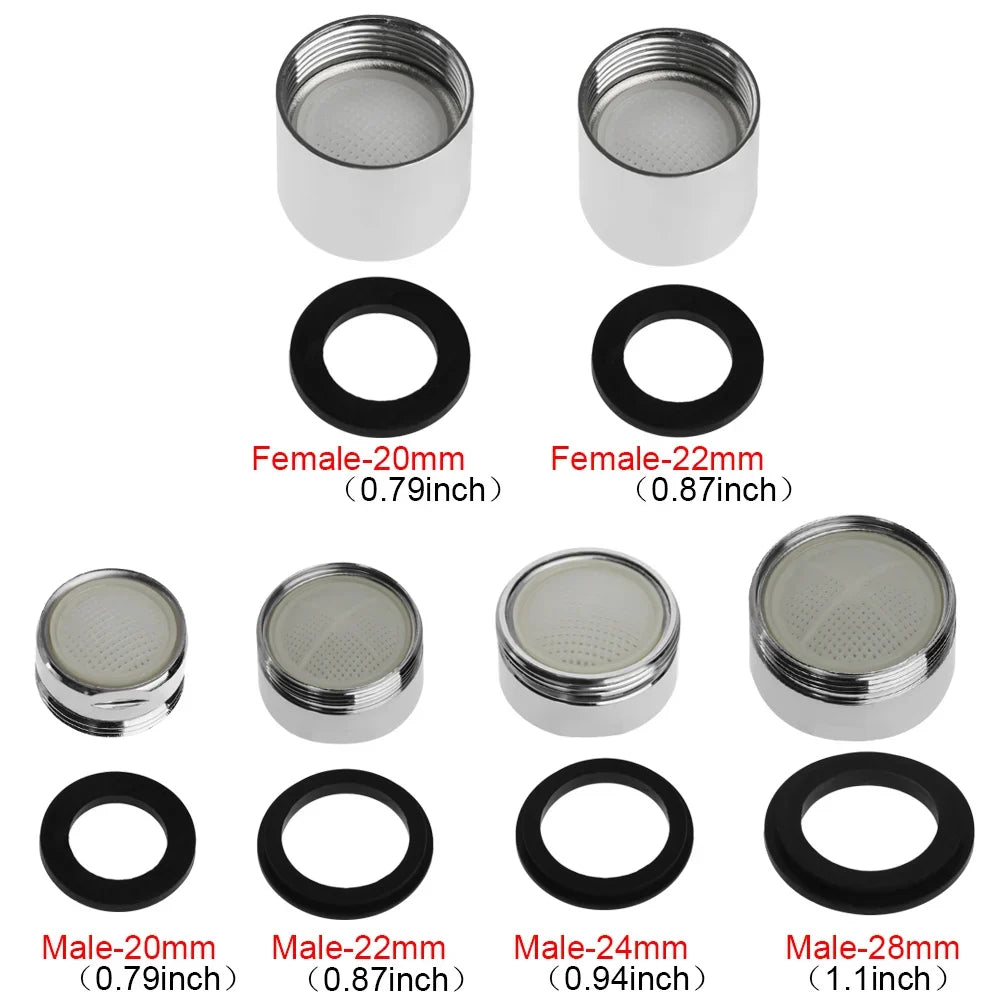 Water Saving Faucet Aerator - 20/22/24/28mm Male Female Tap Nozzle Filter Spout Accessory