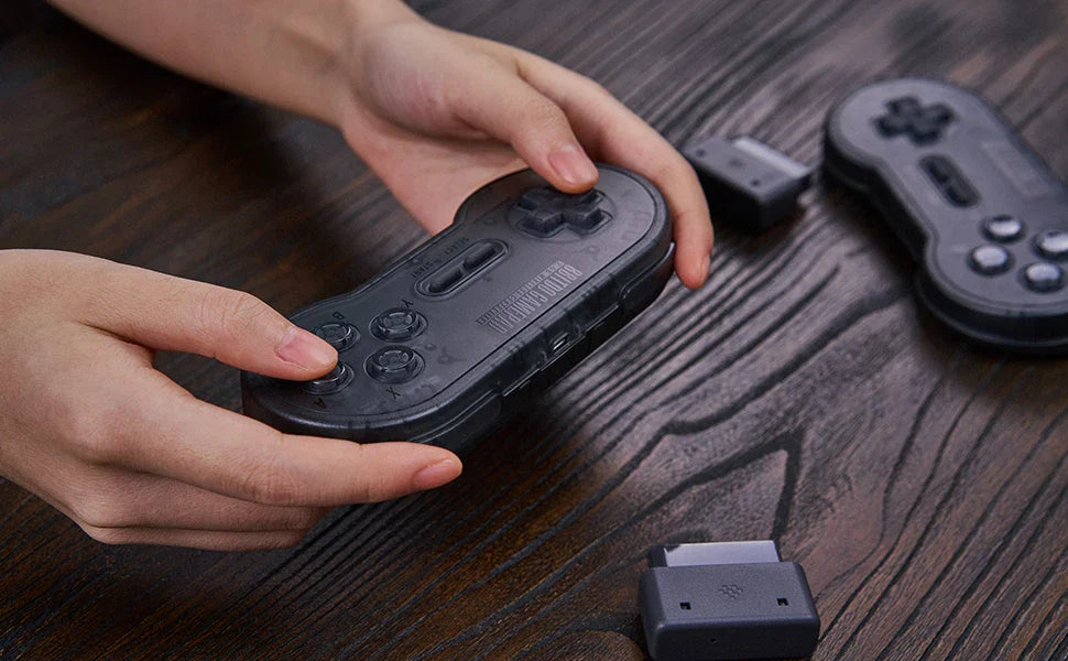 8BitDo SN30 2.4G Wireless Gamepad – Compatible with Original SNES/SFC