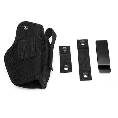 Tactical Universal Gun Holster - Left/Right Hand Waist Concealed Carry for Glock 17/19, Beretta M9, 1911, P226, 9mm Mag Pouch