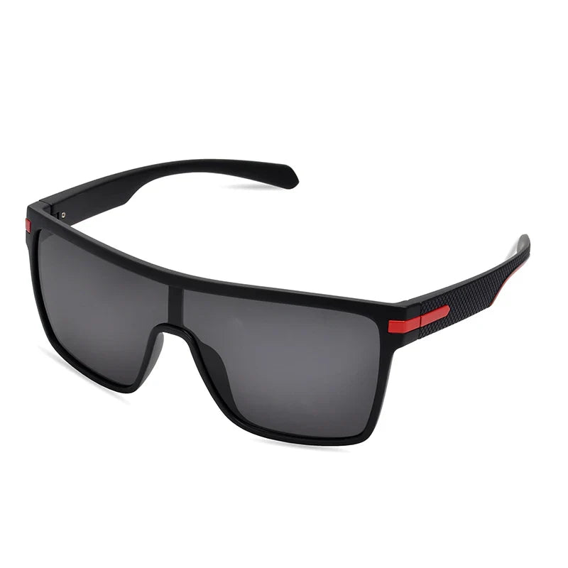AIMISUV Polarized Oversize Square UV400 Mirror Sunglasses — Driving Shades for Men & Women