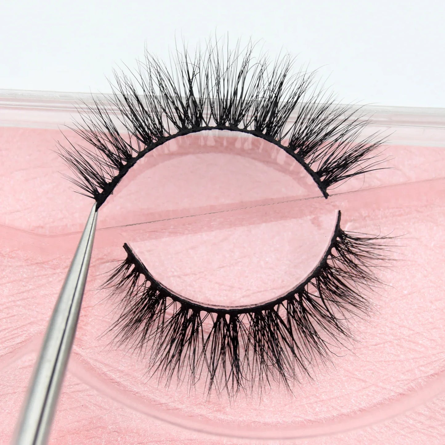Visofree 13mm 3D Mink Eyelashes – Natural Long Handmade Cruelty-Free False Lashes for Makeup G04