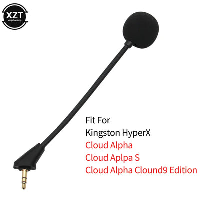 Replacement 3.5mm Game Microphone for Kingston HyperX Cloud II, X Core Pro & Silver CloudX Gaming Headsets
