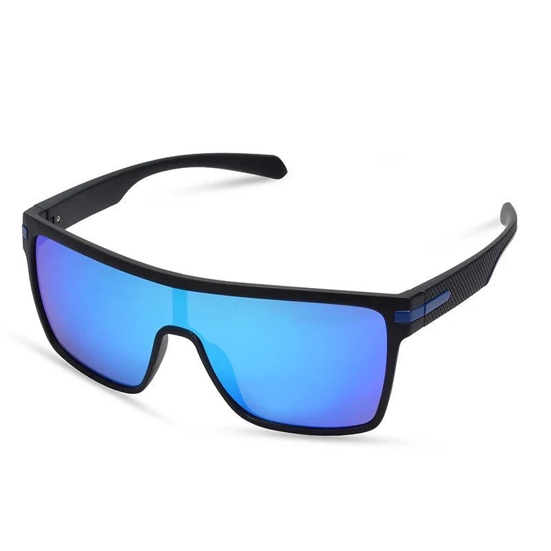 AIMISUV Polarized Oversize Square UV400 Mirror Sunglasses — Driving Shades for Men & Women