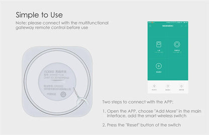 Aqara Zigbee Smart Wireless Mini Switch – One-Key Control Button for HomeKit & Xiaomi Mi Home Security