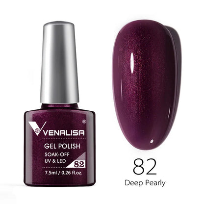 VENALISA 7.5ml HEMA-Free Nail Gel Polish – VIP4 Semi-Permanent Soak-Off UV/LED Gel Varnish, Full Coverage Nail Lacquer