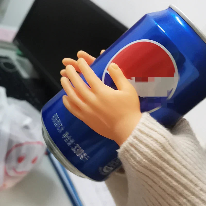 Simulation Mini Silicone Hands – Funny Finger Puppet Toys for Pranks, Cats & Novelty Teasing