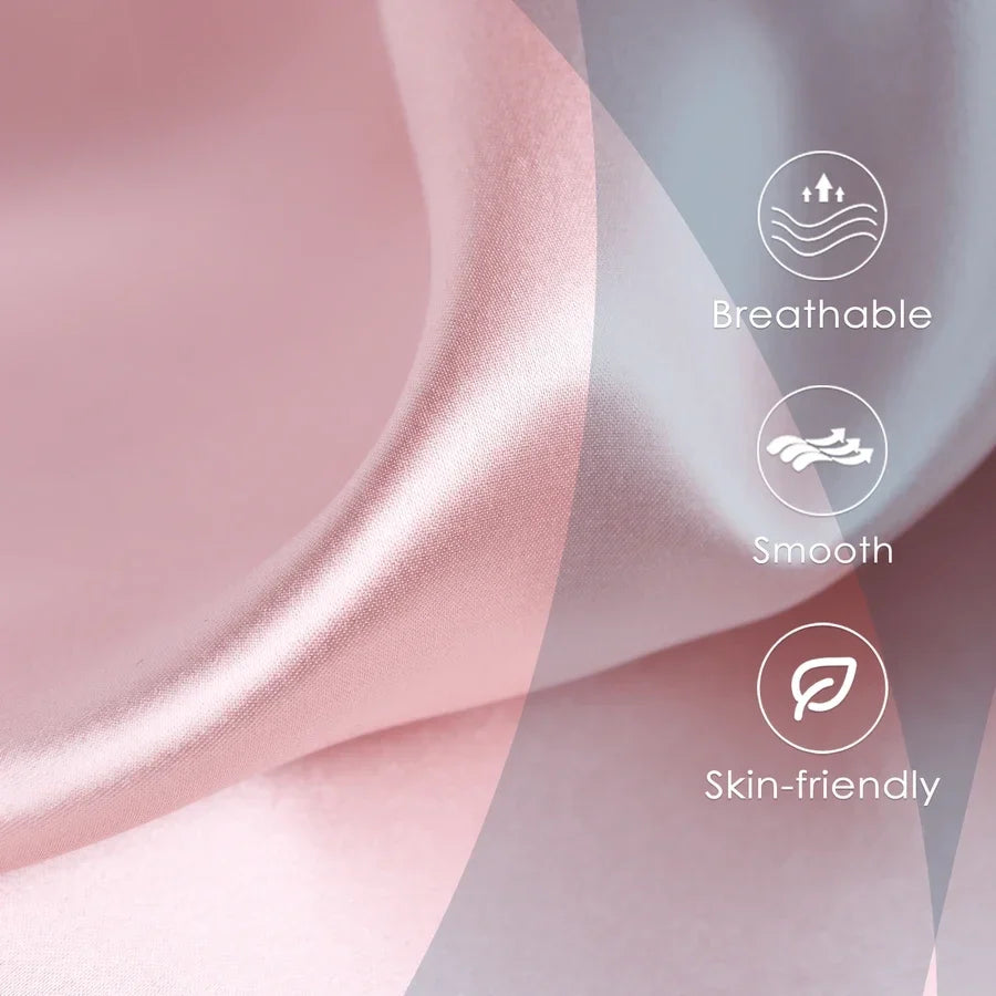 JuwenSilk Mulberry Silk Pillowcase – Silky Satin Natural Silk Pillowcase for Standard & Queen Size Beds
