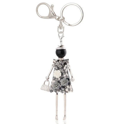 Trendy Women’s Metal Charm Keychain 2026 – Cute Statement Bag Pendant Jewelry Gift for Ladies