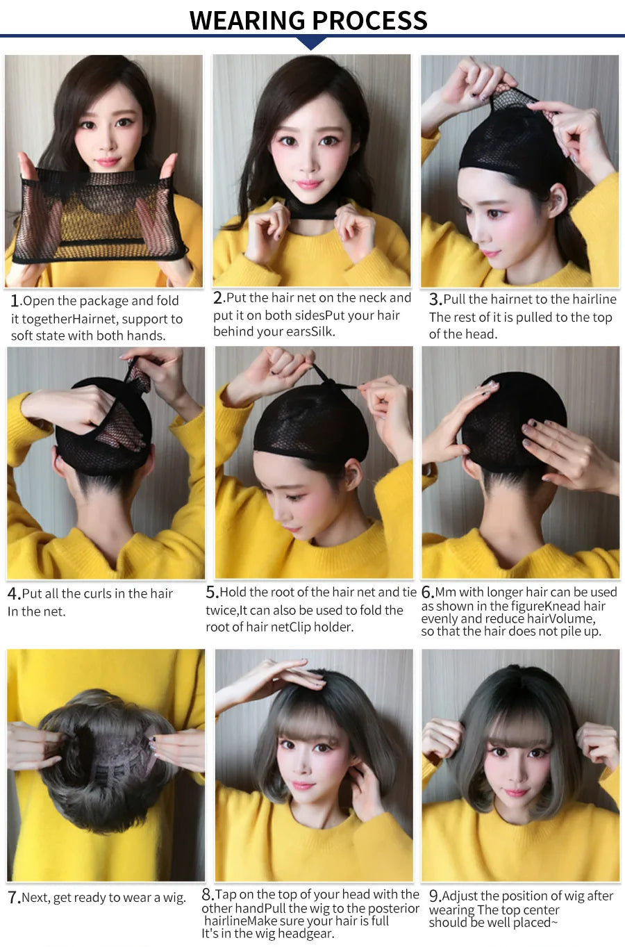 7JHH Brown Ash Long Deep Wave Lolita Wig for Women — Synthetic Hair with Bangs, Thick Curly Fashion Wig