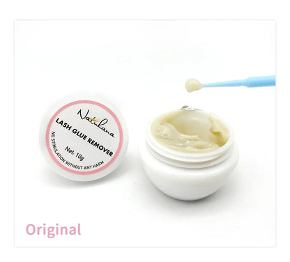 NATUHANA Eyelash Glue Remover - Quick Adhesive Unloading Cream for Eyelashes & Makeup Tools